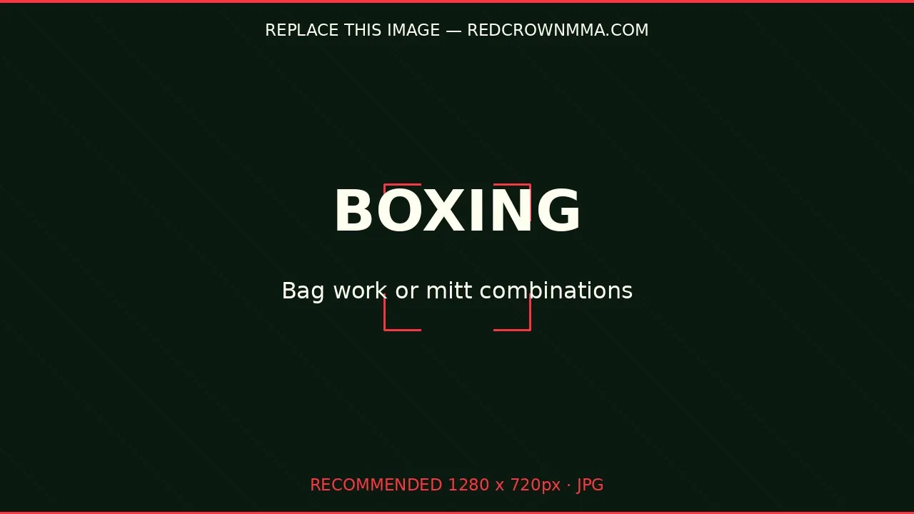 Boxing classes in Noida Sector 18 at Redcrown MMA