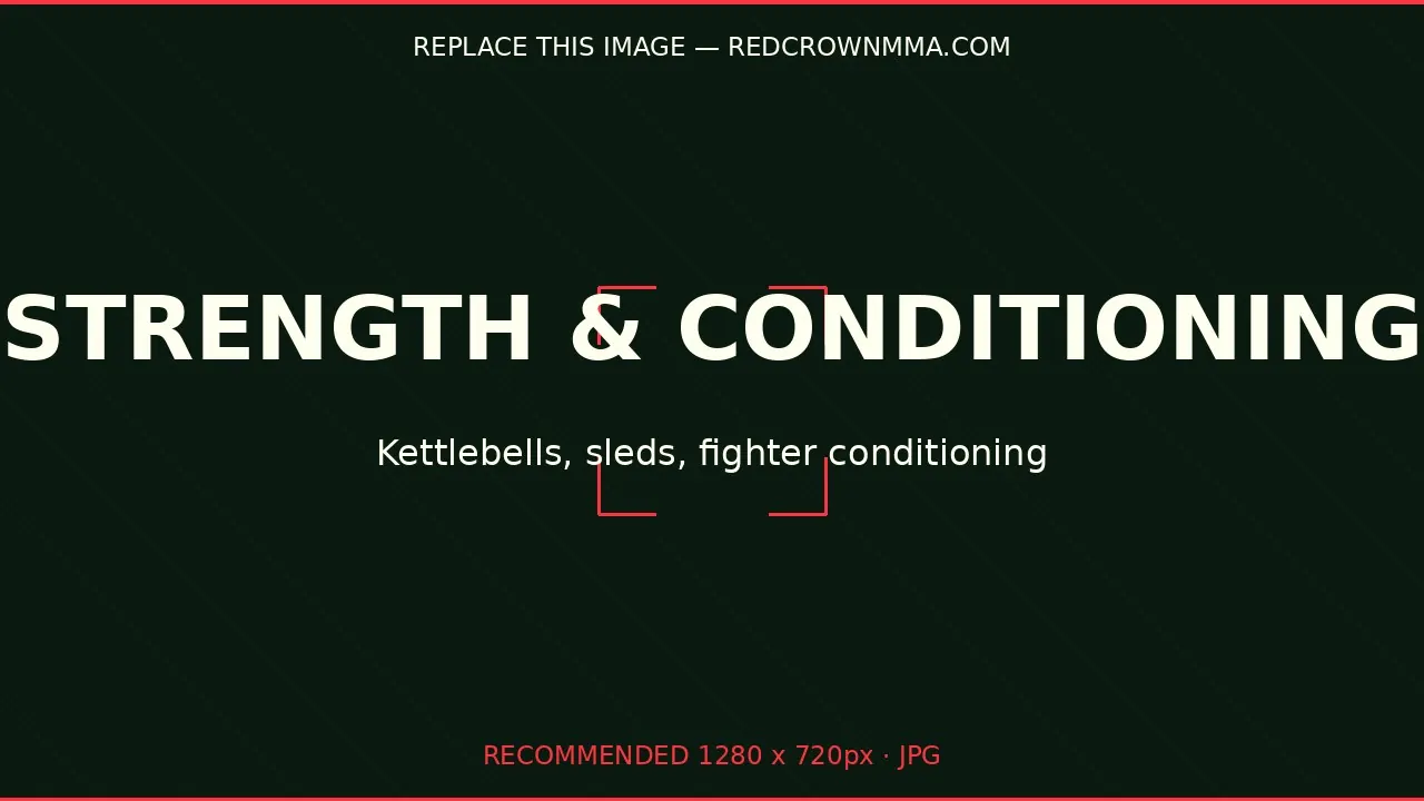 Strength and conditioning classes at Redcrown MMA Noida